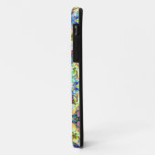 Vier Flower Kaleidoscope iPhone Case (Achterkant/links)