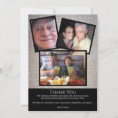 Vier foto-begrafenis bedankt (Achterkant)