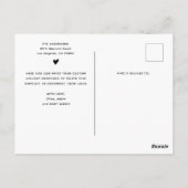 Vier foto Kerstmis Collage Prachtige Tijd Briefkaart (Achterkant)