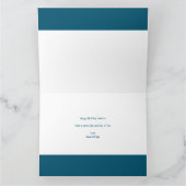 VIER Fotobrieven Roze Meisjes 4e Verjaardag Kaart (Binnen)