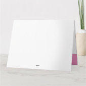 VIER Fotobrieven Roze Meisjes 4e Verjaardag Kaart (Achterkant)