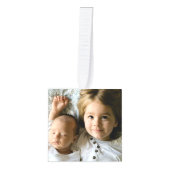 Vier Foto's en Jaar Ornament (Voorkant)