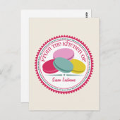 Vier Franse Macarons ontvangen Briefkaart (Voorkant / Achterkant)