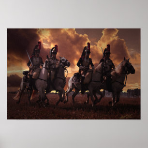 Vier Franse zendgemachtigden Poster