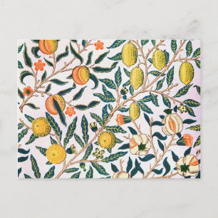 Vier fruit, William Morris Briefkaart