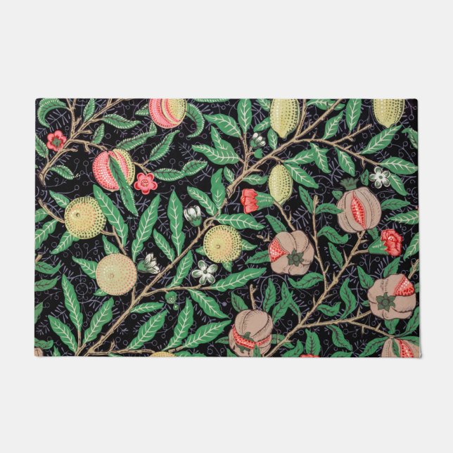 Vier fruit, William Morris Deurmat (Voorkant)