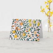 Vier fruit, William Morris Kaart (Gele Bloem)