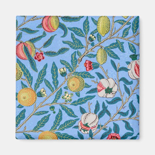 Vier fruit, William Morris Magneet (Voorkant)