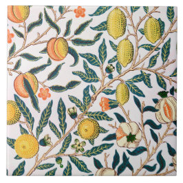 Vier fruit, William Morris Tegeltje