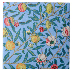 Vier fruit, William Morris Tegeltje