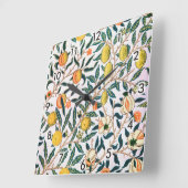 Vier fruit, William Morris Vierkante Klok (Hoek)