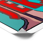 Vier Gals op Jersey Shore Poster (Hoek)