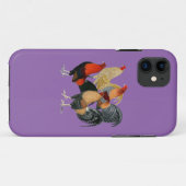 Vier Gamecocks Case-Mate iPhone Case (Achterkant (horizontaal))