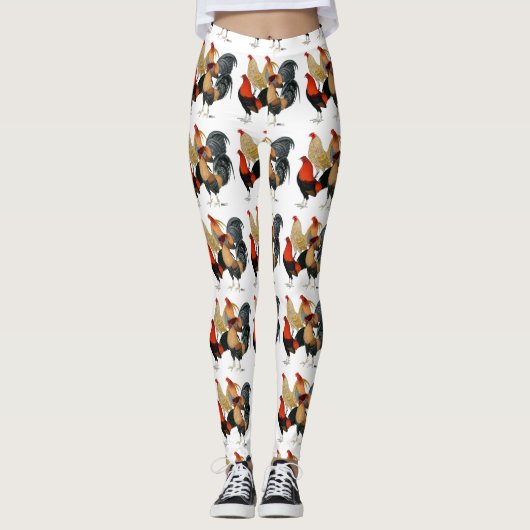 Vier Gamecocks Leggings (Voorkant)