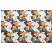 Vier Gamecocks Stof (Fat Quarter)