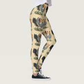 Vier Gamefowl Hens Leggings (Rechts)