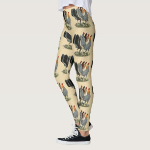 Vier Gamefowl Hens Leggings