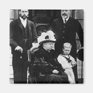 Vier generaties Victoriaans Royaliteit Magneet
