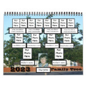 Vier Generation Photo Family Tree Agenda Kalender (Hoes)