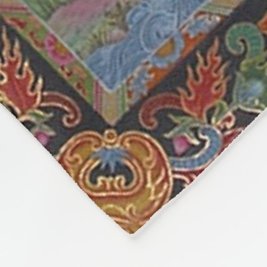 Vier-gewapende Ganesh Fleece Blanket (Hoek)