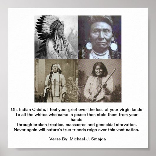 Vier geweldige chef-koks met Verse Poster (Voorkant)