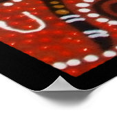 Vier Goanna Dreaming Poster (Hoek)