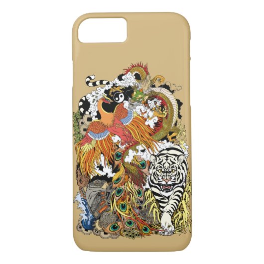 vier hemeldieren Case-Mate iPhone case (Achterkant)