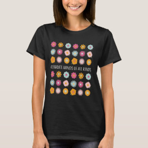 Vier Hersenen Van Allerlei Soort Neurodiversiteit T-shirt