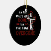 Vier Herstel T-shirt Christelijk Cross Jesus C Keramisch Ornament (Rechts)