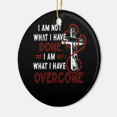 Vier Herstel T-shirt Christelijk Cross Jesus C Keramisch Ornament (Links)