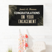 Vier het! Aangepaste verlovingsfeest  Spandoek (Insitu)