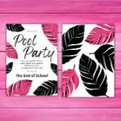 Vier het einde van het schooljaar met een zwembadf kaart
