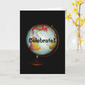 Vier het! Happy Earth Day Kaart (Gele Bloem)