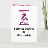 Vier het! Ik heb de loterij gewonnen Kaart (Achterkant)