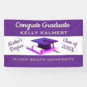 Vier het! Master's Degree Afstuderen Spandoek (Horizontaal)