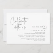 Vier het met ons, Feest na de bruiloft Kaart (Voorkant)