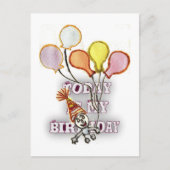 Vier het met onze speelse verjaardagsgroet Happy Briefkaart (Voorkant)