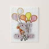 Vier het met onze speelse verjaardagsgroet Happy Legpuzzel (Verticaal)