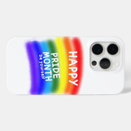 Vier het om jezelf te zijn Case-Mate iPhone case (Achterkant (horizontaal))