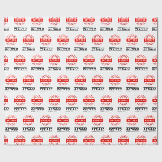 Vier het! papier voor het verpakken van pensioenca (Vlak)