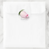 Vier het! Roze Rose Sticker (Tas)