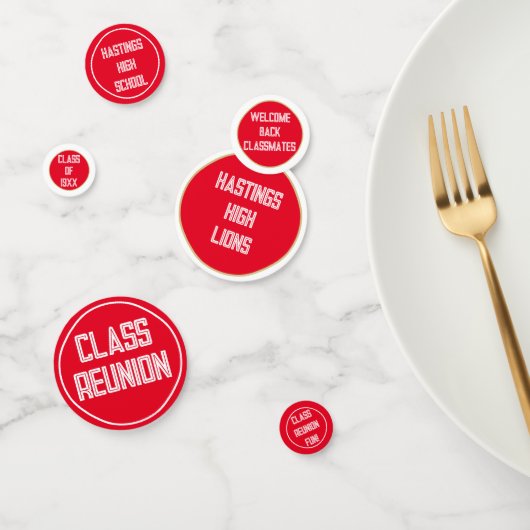 Vier het! Uw klas reünie tafel confetti (Groep)