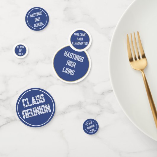 Vier het! Uw klas reünie tafel confetti (Groep)