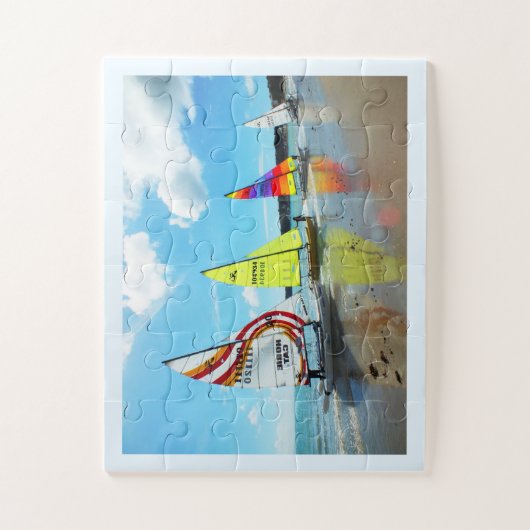 Vier Hobie boten Legpuzzel (Verticaal)