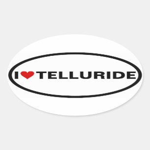 VIER I Telluride Ovale Sticker