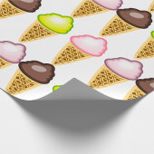 Vier ijsklokken cadeaupapier