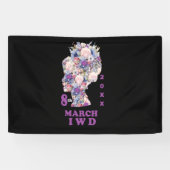 Vier Internationale Vrouwendag 2025 Spandoek (Horizontaal)