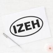 VIER Izeh Ovale Sticker (Envelop)