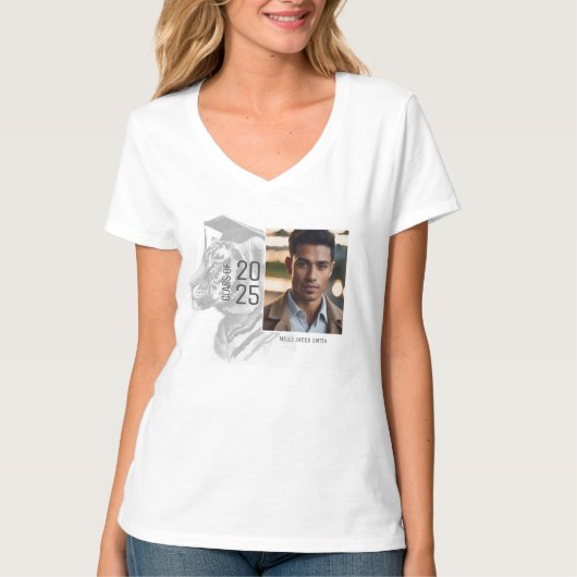 Vier je Afstudeerder T-shirt (Voorkant)