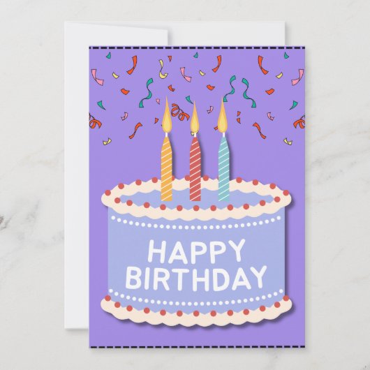 Vier je dag aankondiging (Voorkant)